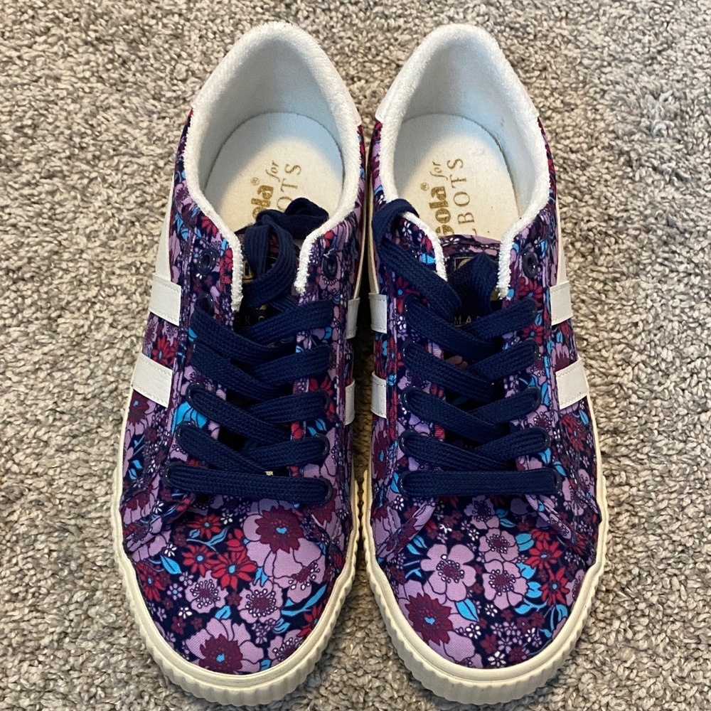Gola for Talbots Mark Cox Floral Sneakers Size 8 1/2
